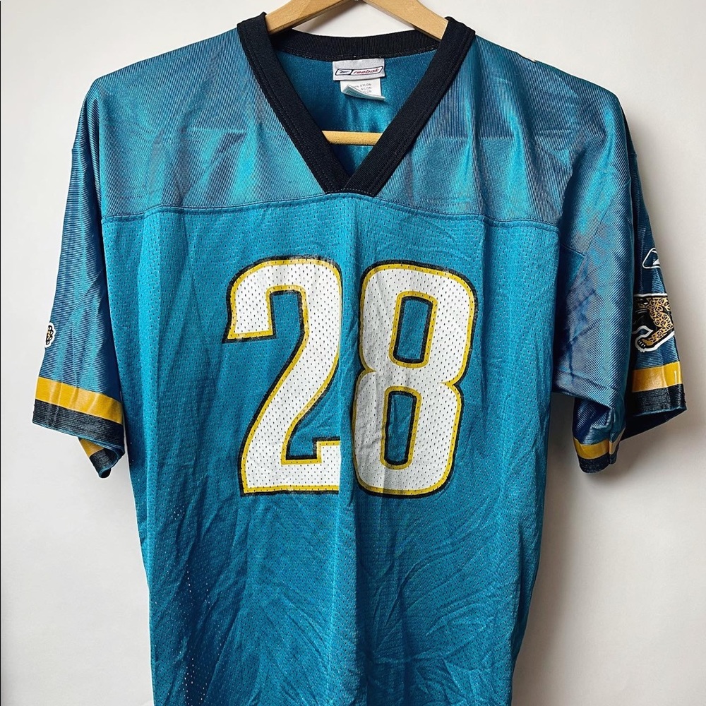 Vtg Reebok Fred Taylor  NFL Equipment Jersey sz XL